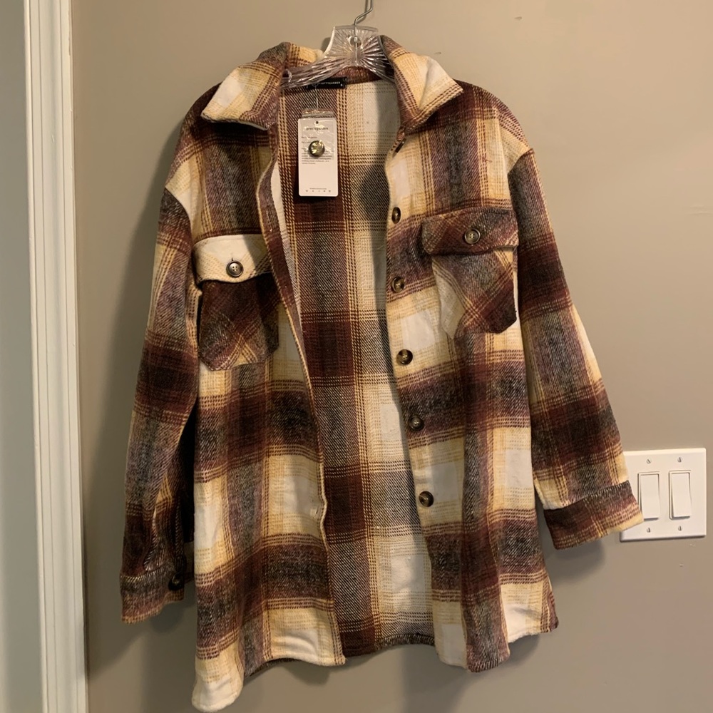 Plaid top